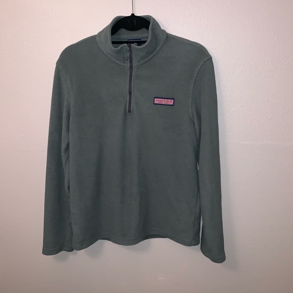 Vineyard Vines Gray Fleece Pullover